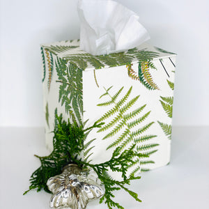 Tissue Box Cover in Fern